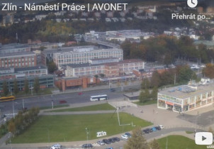 Immagine di anteprima della webcam Zlín - square Prace