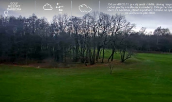 Immagine di anteprima della webcam Teplice - Golfový areál Barbora