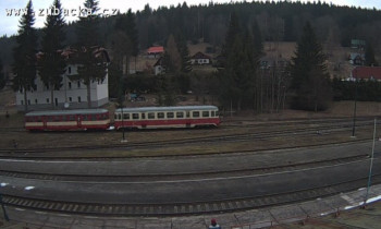 Immagine di anteprima della webcam Kořenov - railway station