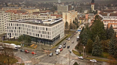 Image d'aperçu de la webcam České Budějovice - mánes street