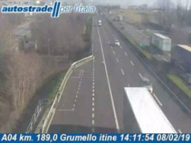 Immagine di anteprima della webcam Grumello del Monte - A04 - KM 189,0