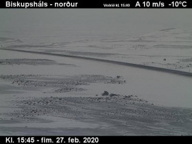 Image d'aperçu de la webcam Biskupsháls