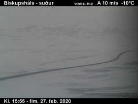 Image d'aperçu de la webcam Biskupsháls 2