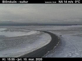 Preview webcam image Blönduós - south