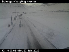 Preview webcam image Bolungarvík Route 61