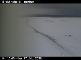 Immagine di anteprima della webcam Brekknaheiði - Route 85 - north