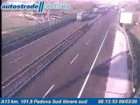 Immagine di anteprima della webcam Albignasego Traffic A13 