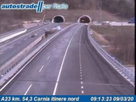 Immagine di anteprima della webcam Alesso - Traffic A23 - KM 54,3