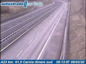 Immagine di anteprima della webcam Amaro - Traffic A23 - KM 61,0