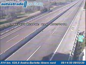 Image d'aperçu de la webcam Andria - Traffic A14 - KM 628,8