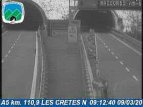 Image d'aperçu de la webcam Aosta - Traffic A5 - KM 110,9