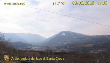 Image d'aperçu de la webcam Arsiè - Lago di Santa Croce