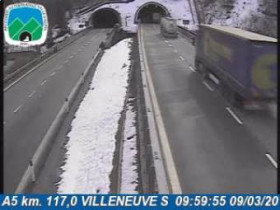 Immagine di anteprima della webcam Arvier - Traffic A5 - KM 117,0