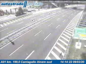 Immagine di anteprima della webcam Borgonuovo-Pontecchio - A01 - KM 199,0