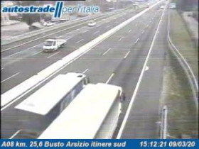 Webcam-Vorschaubild Busto Arsizio - A08 - KM 25,6