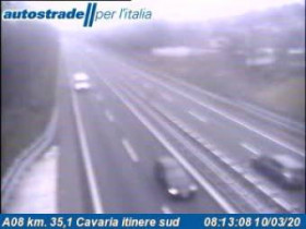 Immagine di anteprima della webcam Cavaria con Premezzo - A08 - KM 35,1