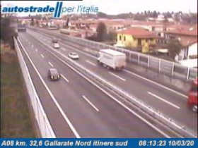 Preview webcam image Cavaria con Premezzo - A08 - KM 32,6