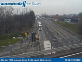 Preview webcam image Cinisello Balsamo - A04 - KM 136,5