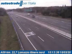 Immagine di anteprima della webcam Cirimido - A09 - KM 22,7