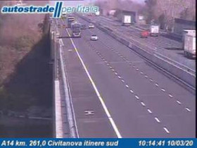 Preview webcam image Civitanova Marche - A14 - KM 261,0