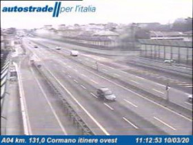 Webcam-Vorschaubild Cormano - A04 - KM 131,0