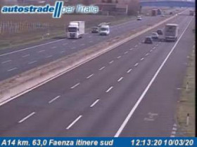Náhledový obrázek webkamery Faenza - A14 - KM 63,0