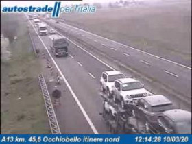 Immagine di anteprima della webcam Ferrara - A13 - KM 45,6