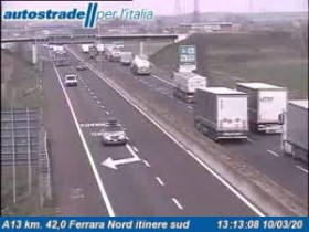 Image d'aperçu de la webcam Ferrara - A13 - KM 42,0