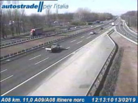 Immagine di anteprima della webcam Lainate - Traffic A08 - KM 11,0