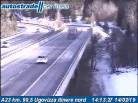 Immagine di anteprima della webcam Malborghetto Valbruna - A23 - KM 99,5