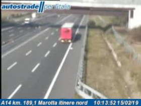 Webcam-Vorschaubild Marotta - A14 - KM 189,1