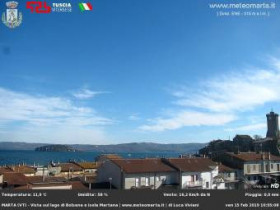 Immagine di anteprima della webcam Marta - Lake Bolsena