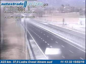 Immagine di anteprima della webcam Mels - A23 - KM 37,0