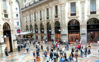 Náhledový obrázek webkamery Miláno - obchodní centrum