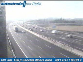 Immagine di anteprima della webcam Modena - Traffic A01 - KM 156,0