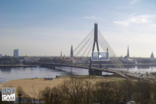 Preview webcam image Riga - bridge Vanšu