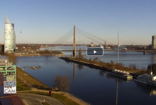 Náhledový obrázek webkamery Riga - panorama