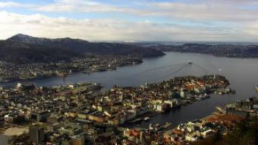 Immagine di anteprima della webcam Bergen - Fløyen