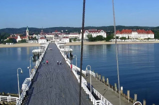 Preview webcam image Sopot - pier