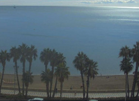 Preview webcam image Malaga - beach La Malagueta