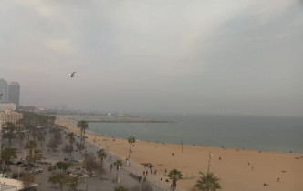 Image d'aperçu de la webcam Barcelona - Sant Sebastià Beach