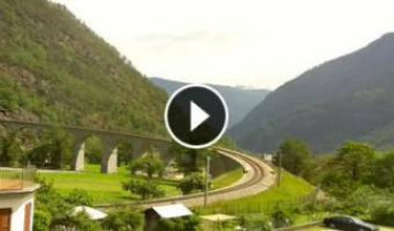 Immagine di anteprima della webcam Brusio - Bernina Express