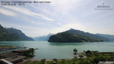 Náhledový obrázek webkamery Brunnen - Lucernské jezero