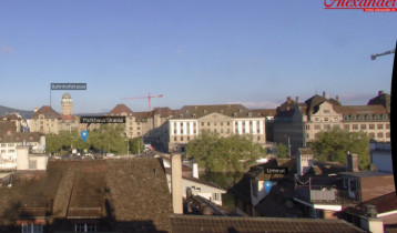 Immagine di anteprima della webcam Zurich - Hotel Alexander