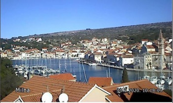 Preview webcam image Milna - bay