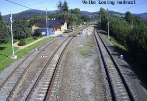 Náhledový obrázek webkamery Velké losiny - nádraží