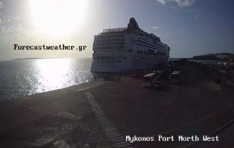 Preview webcam image Mykonos - port