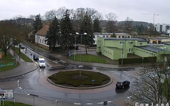 Preview webcam image Nowy Tomyśl - roundabout Rondo Osiedlewe