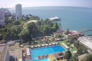 Preview webcam image Sochi - Hotel Zhemchuzhina