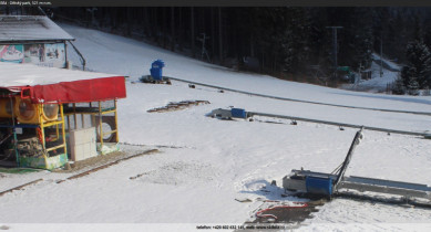 Preview webcam image Bílá - Skicentrum - children's park